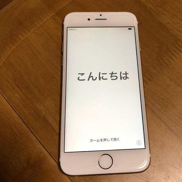 iPhone6 16GB simフリー　ゴールドスマートフォン本体