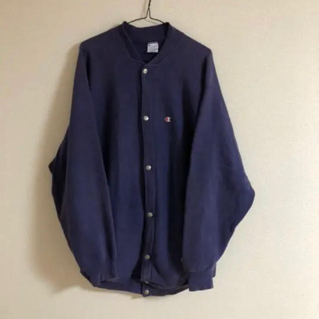 チャンピオン 90s reverse weave USA製　スナップカーディガン