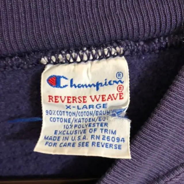 チャンピオン 90s reverse weave USA製　スナップカーディガン