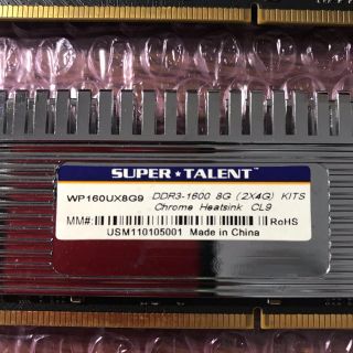 DDR3-1600  メモリー　4GB×4枚(PCパーツ)