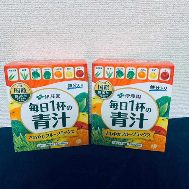 ✳️伊藤園毎日一杯の青汁 さわやかフルーツミックス 食品/飲料/酒の健康食品(青汁/ケール加工食品)の商品写真