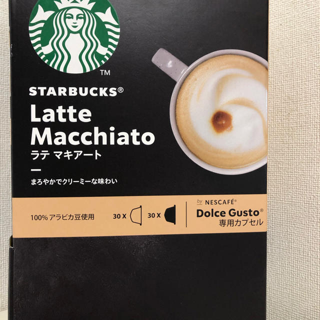 Starbucks Coffee(スターバックスコーヒー)のドルチェグスト専用カプセル☆スターバックスラテマキアート 食品/飲料/酒の飲料(コーヒー)の商品写真