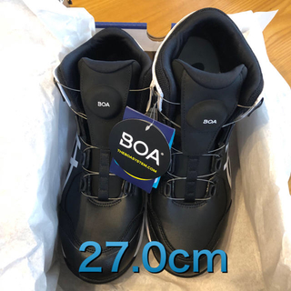 アシックス(asics)の《新品》asics安全靴cp304BOA 001(黒×白)27.0cm(その他)