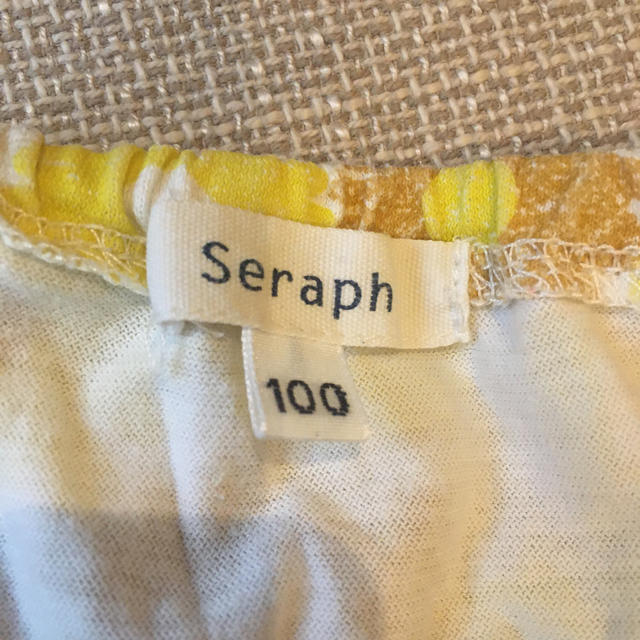 Seraph(セラフ)のseraphお花柄カットソーワンピース キッズ/ベビー/マタニティのキッズ服女の子用(90cm~)(ワンピース)の商品写真