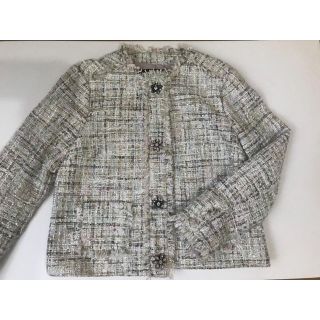ザラ ノーカラージャケット(レディース)(ビジュー)の通販 45点