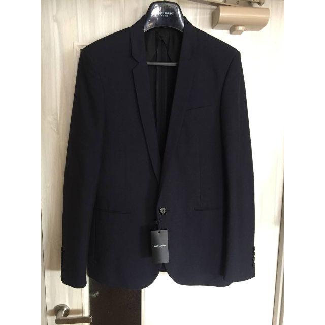 Saint Laurent - サンローランパリ クロップドジャケットスーツ サイズ48 紺 ネイビーの通販 by kamikami's