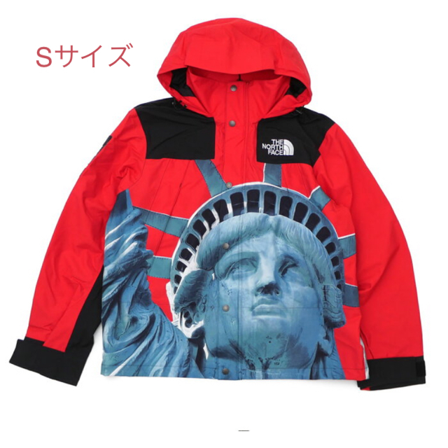 新品未使用　supreme THE NORTH FACE 自由の女神　赤S