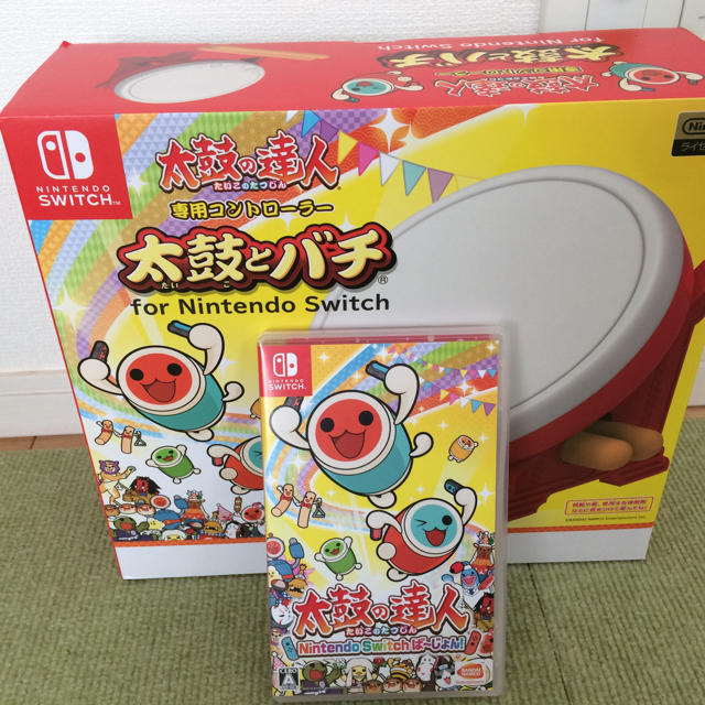 「太鼓の達人  Switchば～じょん! ソフトと太鼓、バチのセット