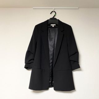 エイチアンドエム(H&M)のはっちん様専用　　　　未使用　H&M  ジャケット　ブラック　UK６(テーラードジャケット)