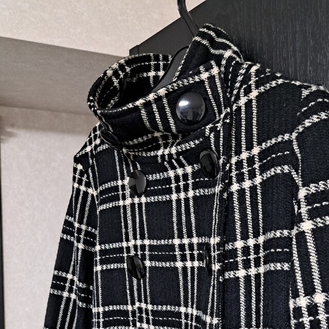 ツイード　Aライン　コート レディースのジャケット/アウター(チェスターコート)の商品写真