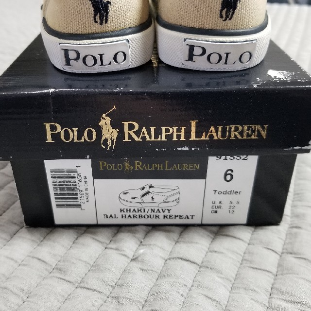 POLO RALPH LAUREN(ポロラルフローレン)の値下げ★ポロラルフローレン キッズスニーカー キッズ/ベビー/マタニティのベビー靴/シューズ(~14cm)(スリッポン)の商品写真