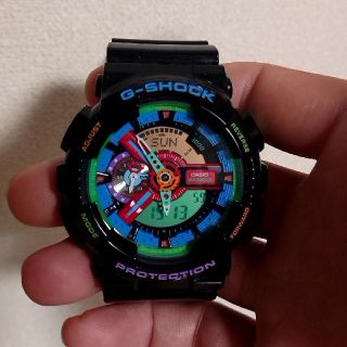 ジーショック(G-SHOCK)の定価27200円ジーショック G-SHOCK ﾏﾙﾁｶﾗｰ レア防水防塵(腕時計(デジタル))