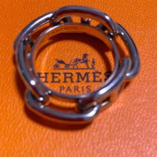 エルメス(Hermes)のエルメス　スカーフ　リング　シルバー(バンダナ/スカーフ)