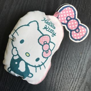 ハローキティ(ハローキティ)のタグ付き☆ハローキティポーチ(キャラクターグッズ)