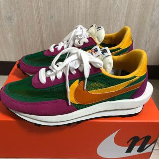 ナイキ(NIKE)のNike Sacai LDWaffle PineGreen パイングリーン(スニーカー)