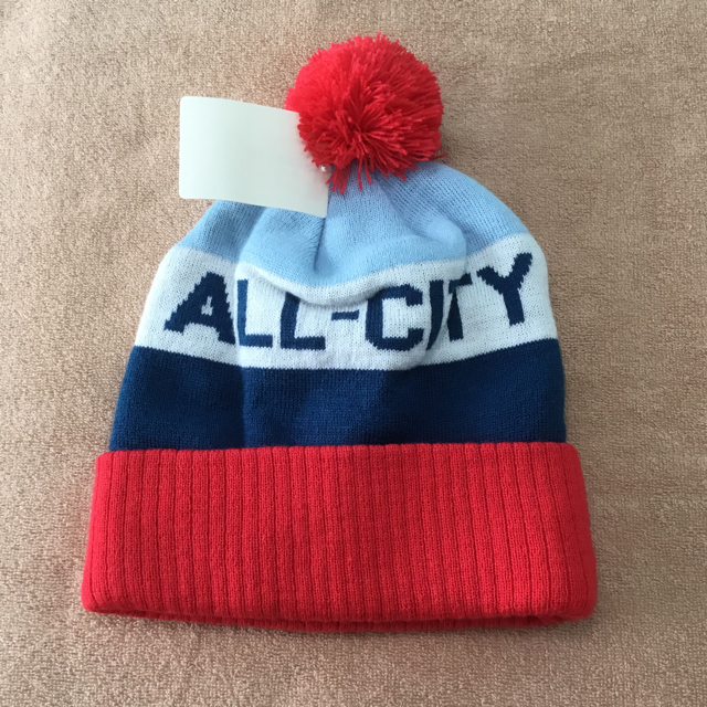 新品未使用　タグ付き　ALL CITY ニットキャップ メンズの帽子(ニット帽/ビーニー)の商品写真