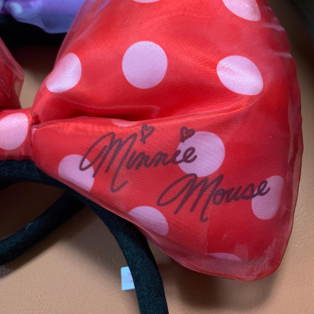 Disney(ディズニー)のディズニー　ミニー　カチューシャ　ペア レディースのヘアアクセサリー(カチューシャ)の商品写真