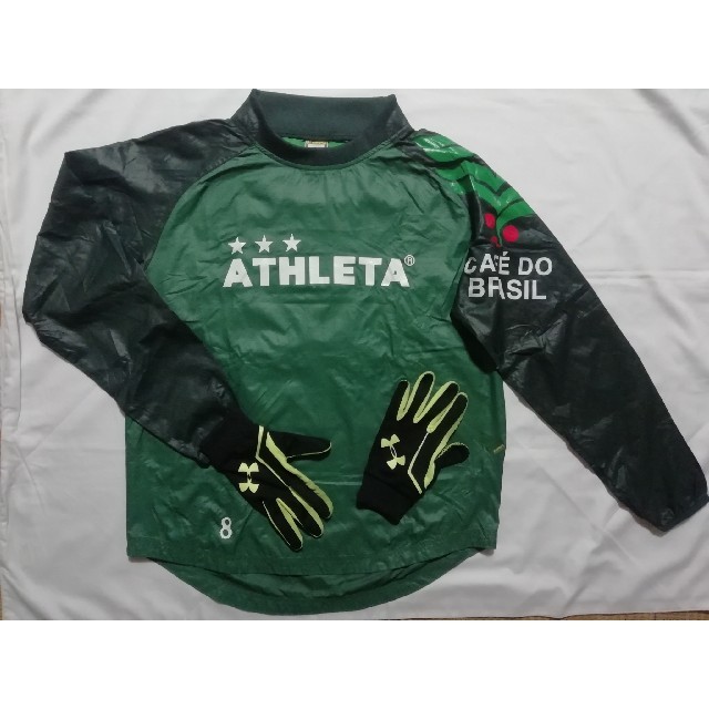 ATHLETA(アスレタ)の【ATHLETA】アスレタ　ナイロンピステ　Mサイズ　アンダーアーマー手袋付き スポーツ/アウトドアのトレーニング/エクササイズ(トレーニング用品)の商品写真