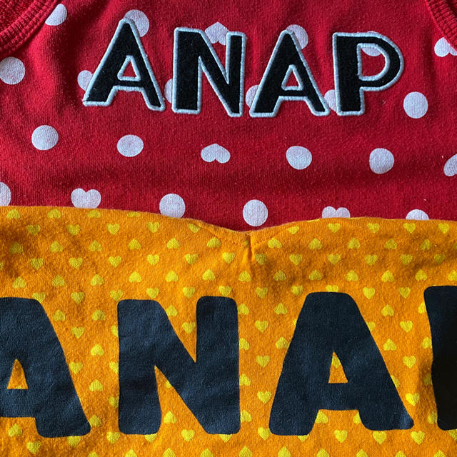 ANAP Kids(アナップキッズ)のアナップのワンピース2枚セット キッズ/ベビー/マタニティのキッズ服女の子用(90cm~)(ワンピース)の商品写真