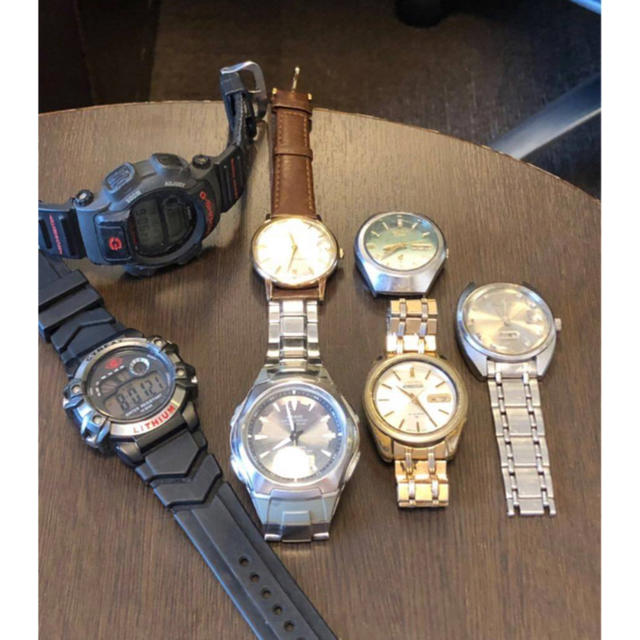 独特の上品 セイコー Gショック シチズン 他 メンズ時計 7点セット 腕時計(デジタル)
