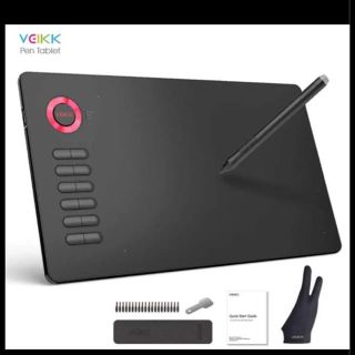 ワコム(Wacom)の新品　veikk A15 ペンタブレット　板タブ(PC周辺機器)