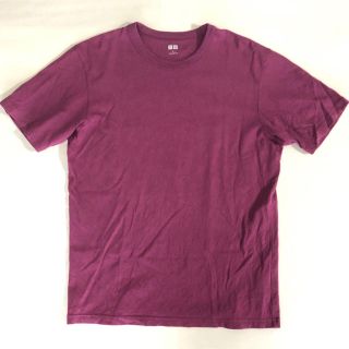 ユニクロ(UNIQLO)のTシャツ，ユニクロ，ユニクロU，パープル(Tシャツ/カットソー(半袖/袖なし))
