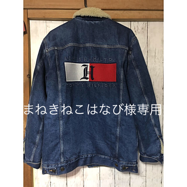 TOMMY HILFIGER(トミーヒルフィガー)のトミージーンズ × ルイスハミルトン ボアデニムジャケット メンズのジャケット/アウター(Gジャン/デニムジャケット)の商品写真