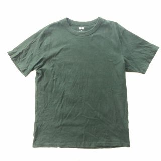 ユニクロ(UNIQLO)のTシャツ，ユニクロ，ユニクロU，ダークグリーン(Tシャツ/カットソー(半袖/袖なし))