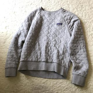 パタゴニア(patagonia)のパタゴニア　レディース　キルティングスウェット　グレー(トレーナー/スウェット)