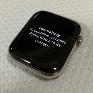 アップルウォッチ(Apple Watch)のApple Watch Series 4 Cellular44mm ステンレス(腕時計(デジタル))