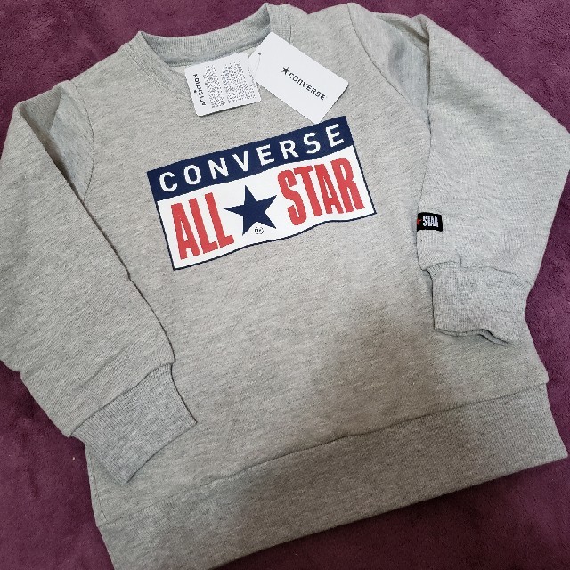 CONVERSE(コンバース)の新品タグ付き
CONVERSE トレーナー110 キッズ/ベビー/マタニティのキッズ服男の子用(90cm~)(Tシャツ/カットソー)の商品写真