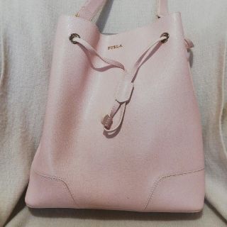 フルラ(Furla)のFURLA♡春カラー♡パステルピンク♡バケツバック(ハンドバッグ)