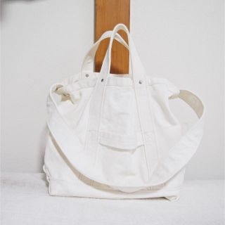 ヤエカ(YAECA)のYAECA◯TOOL BAG◯ツールバッグ◯ホワイト(トートバッグ)