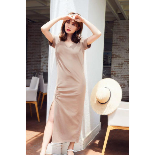 AKB48(エーケービーフォーティーエイト)のherlipto   Relaxed T-Shirt Long Dress レディースのワンピース(ロングワンピース/マキシワンピース)の商品写真