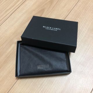 ブラックレーベルクレストブリッジ(BLACK LABEL CRESTBRIDGE)の【値下げ！】BLACK LABEL カードケース　¥13,550→¥10,400(名刺入れ/定期入れ)