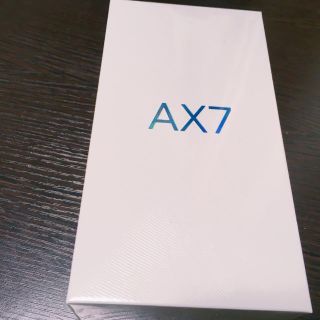 値下げ !  OPPO AX7 64GB SIMフリー　新品未開封　スマホ本体(スマートフォン本体)