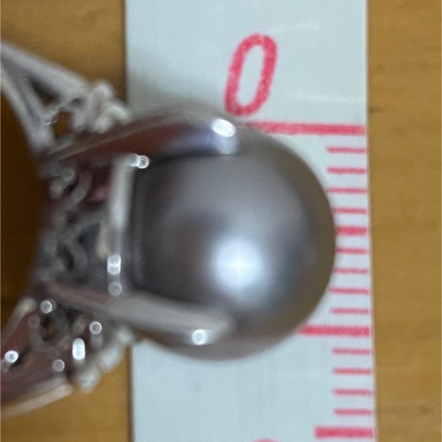 黒真リングpt850 レディースのアクセサリー(リング(指輪))の商品写真