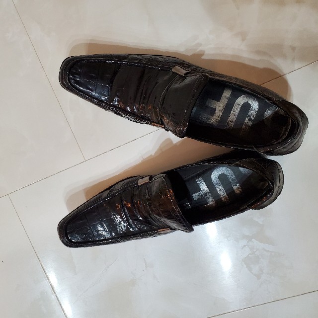 BUFFALO BOBS(バッファローボブス)のBUFFALO BOBS  エナメルクロコ調　中古 メンズの靴/シューズ(その他)の商品写真