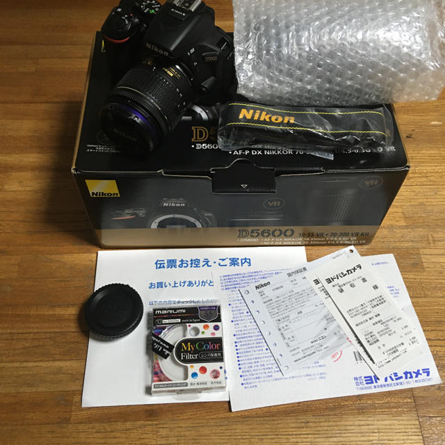 5年保証付き　Nikon D5600 ダブルズームキット