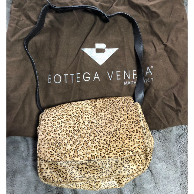 ボッテガヴェネタ BOTTEGA VENETA ヒョウ柄ショルダーバッグ