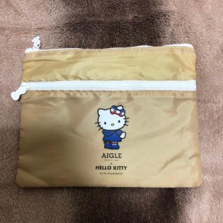 エーグル(AIGLE)のLEE AIGLE×HELLO KITTY ダブルジップポーチ(ポーチ)