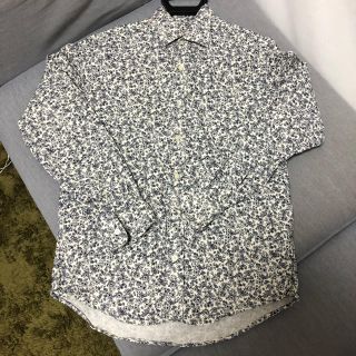 ユナイテッドアローズグリーンレーベルリラクシング(UNITED ARROWS green label relaxing)の花柄シャツ　美品(シャツ)