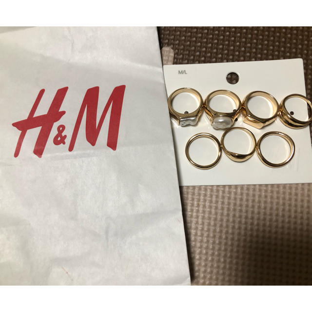 H&M(エイチアンドエム)のH&M ゴールドリング レディースのアクセサリー(リング(指輪))の商品写真