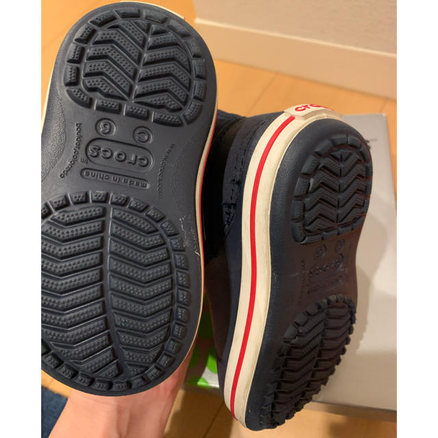 crocs(クロックス)のクロックス☆スノーブーツ14㎝ キッズ/ベビー/マタニティのベビー靴/シューズ(~14cm)(ブーツ)の商品写真