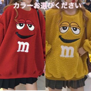 ★フォロ割対象商品★ピープス女子 M&M's　WEGO◎(トレーナー/スウェット)