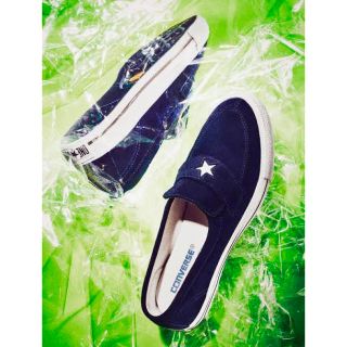 コンバース(CONVERSE)の【新品、未使用】ワンスターローファー　復刻　US9(スニーカー)