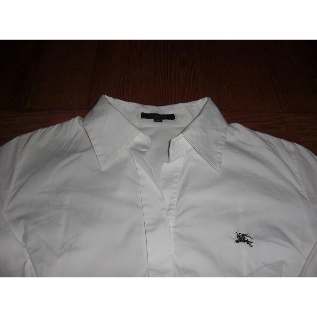 【超新作】 BURBERRY - 中古美品　バーバリーロンドン　７分袖シャツ　白　１５ Tシャツ(長袖+七分)