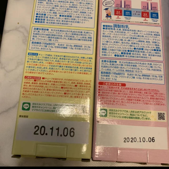 明治(メイジ)のほほえみ　ミルク缶　800ml×2缶　おまけ付き キッズ/ベビー/マタニティのキッズ/ベビー/マタニティ その他(その他)の商品写真