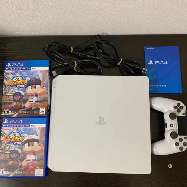 極美品 「PlayStation®4 グレイシャー・ホワイト 『4年保証』 7260円