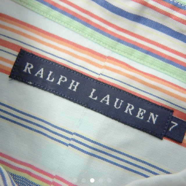 Ralph Lauren(ラルフローレン)のラルフローレン★マルチストライプシャツ s レディースのトップス(シャツ/ブラウス(長袖/七分))の商品写真